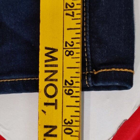 Denizen from Levi's jeans curvy skinny dark wash blue women's size W34 L32 - Picture 13 of 15